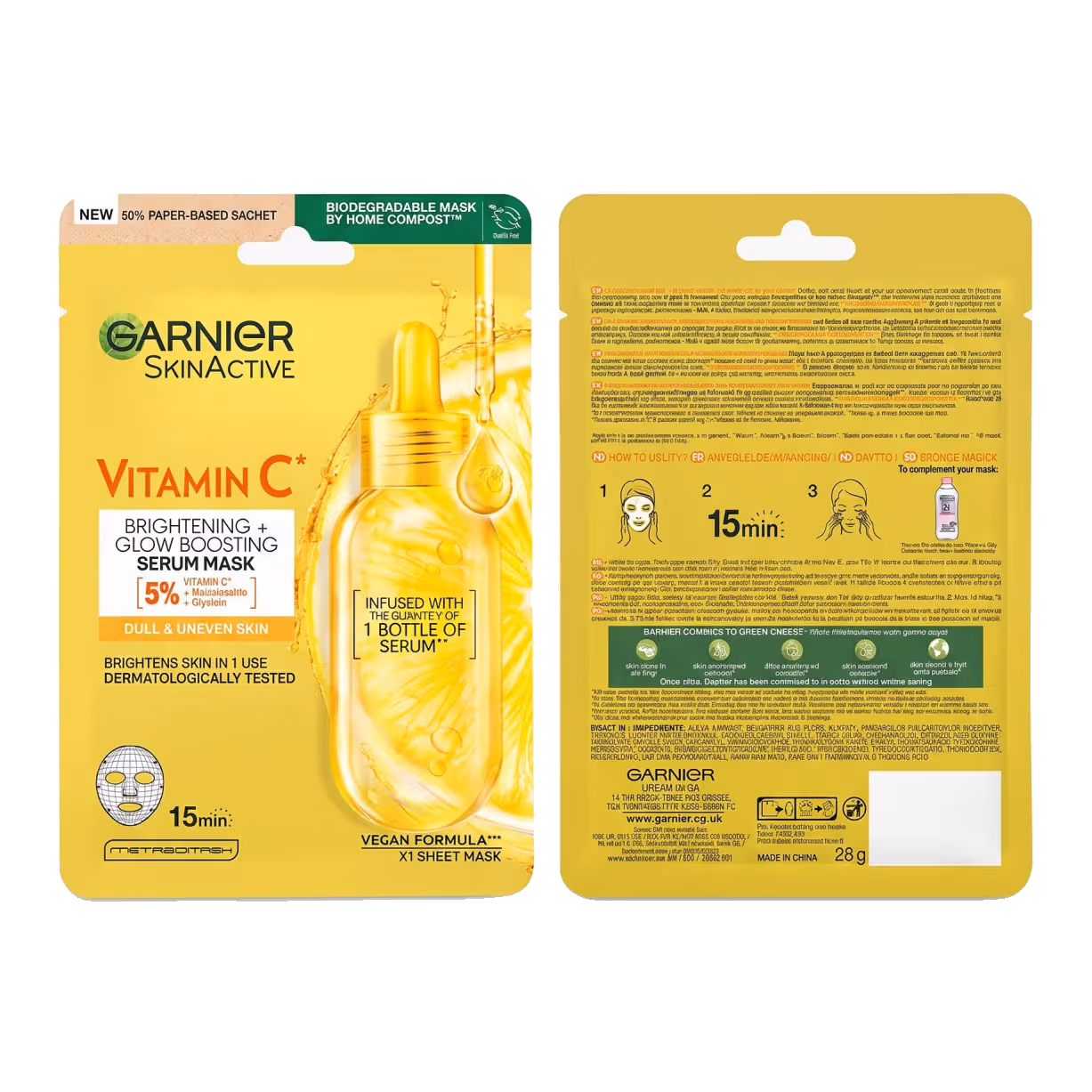 Garnier Vitamin C Brightening Sheet Mask
