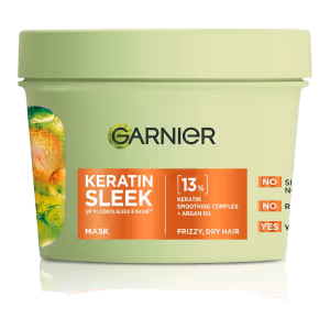 Garnier Keratin Sleek Hair Mask 340ml